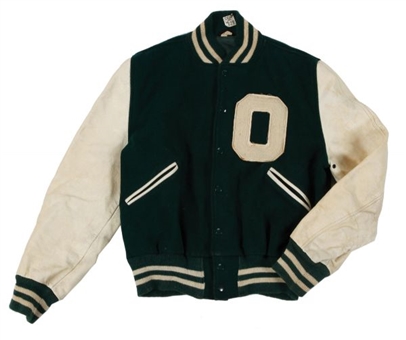 Mike Schmidt’s 1971 Ohio University Letterman’s Jacket  Presented to and Personally Owned by Schmidt - Mike Schmidt LOA 